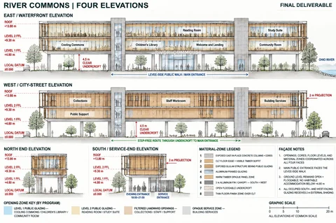 Four elevations